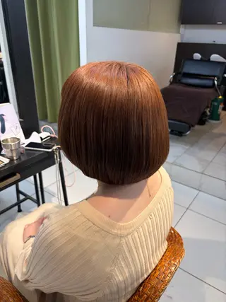 ショート DIFINOaoyama所属・🎧ayaka/ボブ /透明感カラー 🩵のヘアスタイル