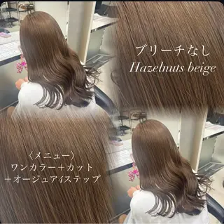 カラー ブリーチ/レイヤー/ 透明感カラー/さくらのヘアスタイル