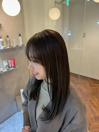 セミロング Tink　天神店所属・今村賢治/メンズ/ レイヤー✨艶カラーのヘアスタイル