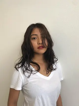 ミディアム カラー 韓国🇰🇷ボブ✂︎ レイヤー✂︎三吉明人のヘアスタイル