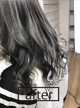 ミディアム anyhow academyのヘアスタイル