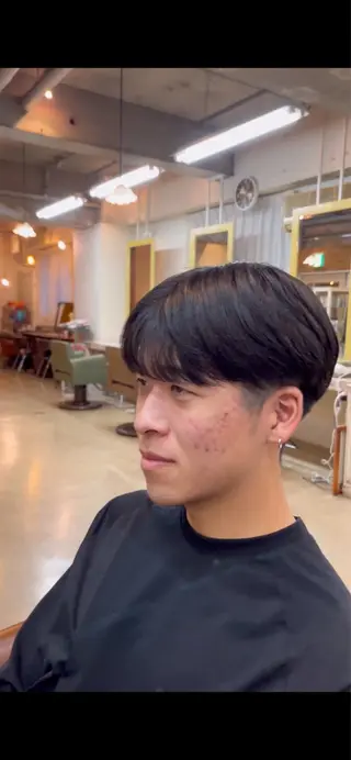 ショート メンズ 戸井 悠斗のヘアスタイル