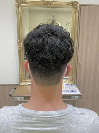 ショート パーマ メンズ 古川 琴美のヘアスタイル