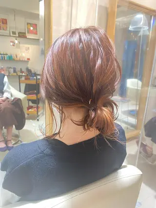 ヘアアレンジ 安永 涼のヘアスタイル