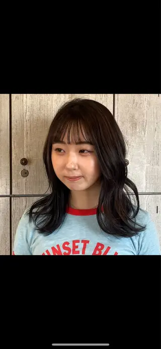 セミロング カラー/韓国レイヤー /ブリーチ/hinaのヘアスタイル