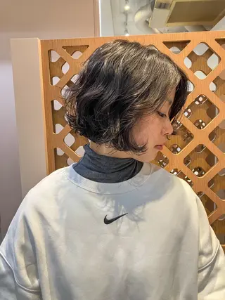 ショート パーマ 川間 将彦のヘアスタイル