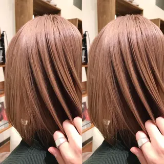 ミディアム カラー 入江 允のヘアスタイル
