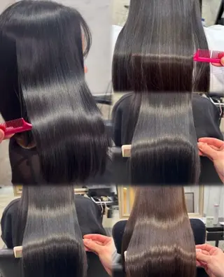 ロング 透明感カラー・ 髪質改善🩵イケダのヘアスタイル