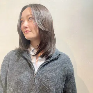 ミディアム mizuki/ レイヤー/四条烏丸のヘアスタイル