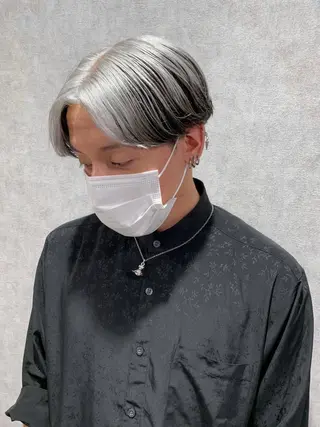 ショート カラー ヘアアレンジ メンズ men’s salon NOA solte. 【メンズサロン ノアソルテ】所属・メンズパーマ職人 加藤 弘貴のヘアスタイル