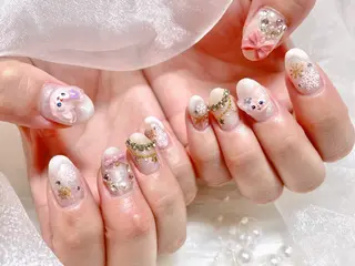 ネイル ゆりか ジョアアンジェ福島のネイルデザイン