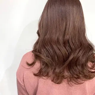 セミロング カラー HARUKA韓国ヘア /Luana梅田のヘアスタイル