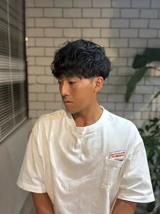 パーマ メンズ メンズ特化美容師/栄 /本間さつきのヘアスタイル