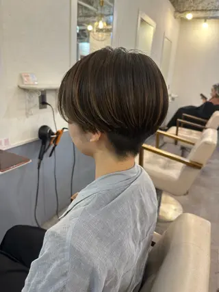 ショート 🩵透明感/高発色 /難波/北原佑記🌸のヘアスタイル