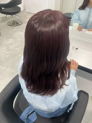 ロング カラー みう/仙台/暖色/ 艶髪/顔周りカット/のヘアスタイル