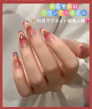 ネイル ラベンダー💖日暮里 ルル💖ネイルのネイルデザイン