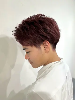 ショート カラー ヘアアレンジ メンズ SALOWIN京都河原町Suite店所属・外国人風レイヤー/ ハイトーンSHUのヘアスタイル