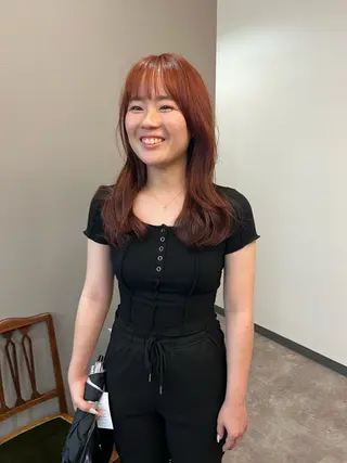 ロング カラー ...alley/Dreap所属・パーマ/透明感カラー 元町🌱takutoのヘアスタイル