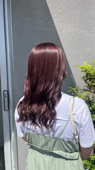 カラー 坂下 かのんのヘアスタイル