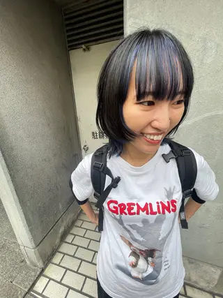 ミディアム さの あやねのヘアスタイル