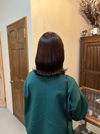 ミディアム 神谷 夏帆のヘアスタイル