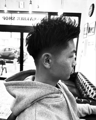 ショート BroTokyo所属・shin シンのヘアスタイル