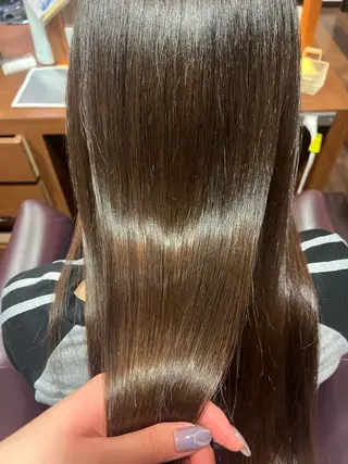 ロング 縮毛矯正/🍒ྀི ナカヤマミオ🍒ྀིのヘアスタイル