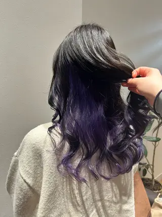 ロング カラー 林 玲美のヘアスタイル