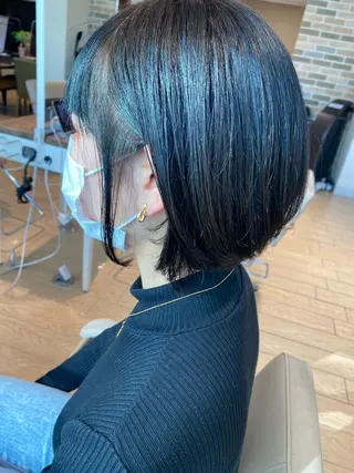 ショート 顔周り/くびれヘア 韓国ヘア💕風間るなのヘアスタイル