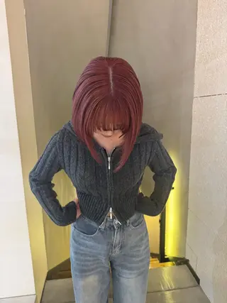 カラー SEAM所属・詩音 ／札幌美容師のヘアスタイル