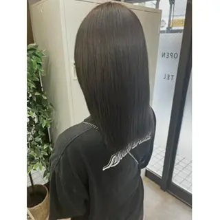 ミディアム TELAHAIR 髪質改善特化型サロンのヘアスタイル