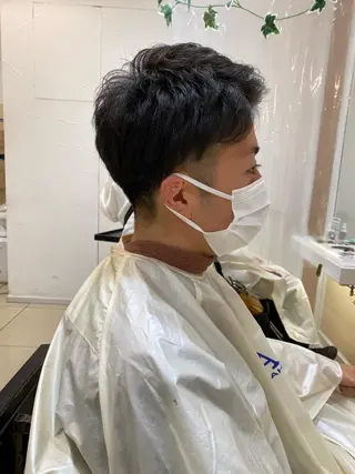ショート パーマ メンズ Ash中目黒店 榊間茜のヘアスタイル