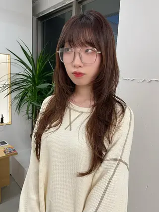 ロング レイヤー/ショート 遠藤光輝のヘアスタイル