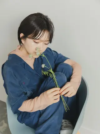 ショート カラー robe所属・ツジガキ ユウスケのヘアスタイル