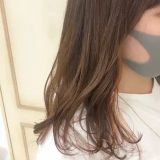 セミロング カラー TRENCH 自由が丘所属・TRENCH　相澤 果歩のヘアスタイル