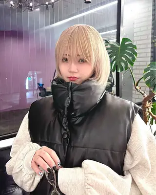 ミディアム カラー three所属・TOTA 唯一無二カラーのヘアスタイル