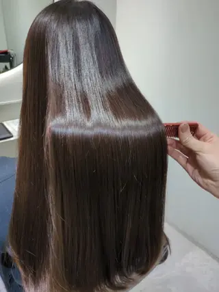 ロング 韓国メンズヘアパーマ 🇰🇷/髪質改善のヘアスタイル