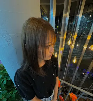 ロング カラー パーマ ヘアアレンジ メンズ キッズ WEST O LAND所属・若尾 貴斗のヘアスタイル