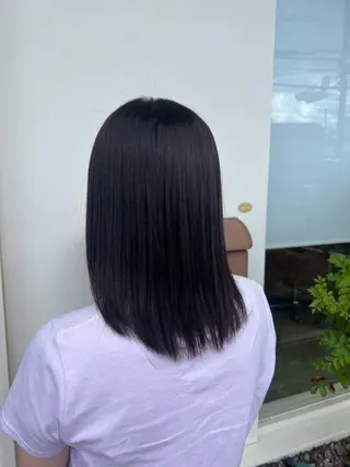 セミロング 長尾ゆりの/ボブ/ ベージュ/ハイトーンのヘアスタイル