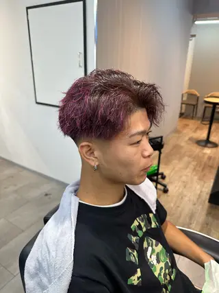 カラー メンズ 池田隼也 メンズ/パーマのヘアスタイル