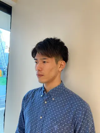 メンズ ピンクカラー🎀 米津 美佑のヘアスタイル