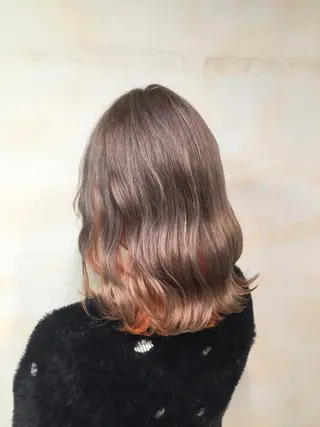 ミディアム ブリーチ🔥ベージュ /グレー/daikiのヘアスタイル