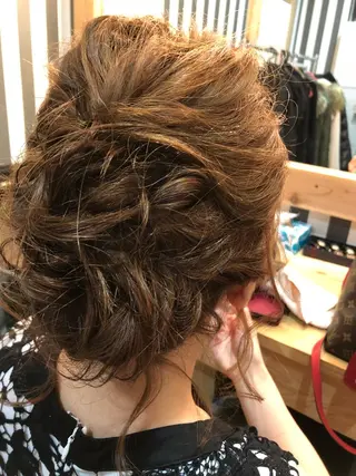 ショート ヘアアレンジ Kanani所属・田中 佐枝子のヘアスタイル