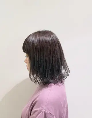 ミディアム ショート、ボブ/ 川鍋薫のヘアスタイル