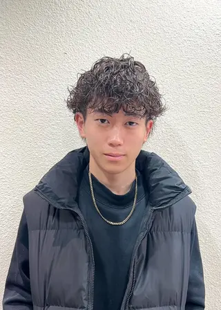 パーマ メンズ 茅ヶ崎パーマ特化/ スパイラル/ハルキのヘアスタイル