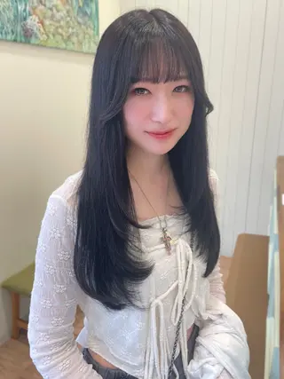 ロング 韓国／大宮／レイヤー 🤍AYA🤍のヘアスタイル