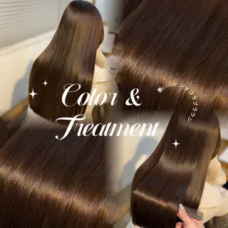 ロング aimu/レイヤー/ カラー/髪質改善のヘアスタイル