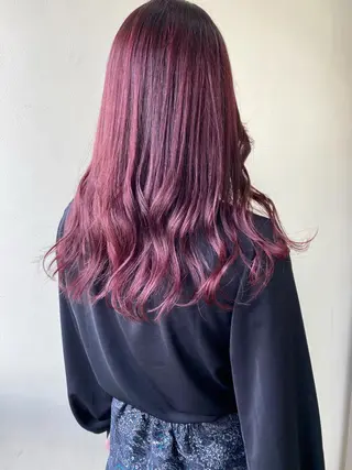 セミロング 韓国ヘア🇰🇷 SAYAのヘアスタイル