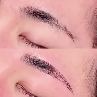 メンズ アイブロウ men'sアイブロウ まつ毛パーマ/さちのマツエク・マツパデザイン