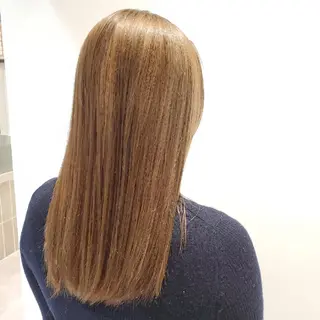 セミロング カラー パーソナルカラー 診断🍀マリンのヘアスタイル